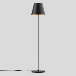 BEGA Studio Line stojaca lampa čierna/mosadz 150cm