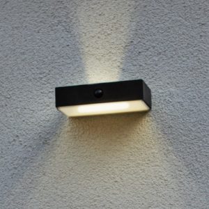 Solárne vonkajšie nástenné LED svietidlo Fadi