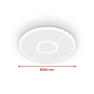 LED panel Centerlight biela remote CCT RGB Ø 45 cm