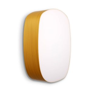 LZF Guijarro Medium nástenné LED svietidlo, žltá