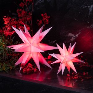 Sterntaler LED hviezda 18-cípa Ø 8 cm ružová