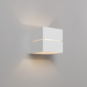 Moderné nástenné svietidlo biele 9