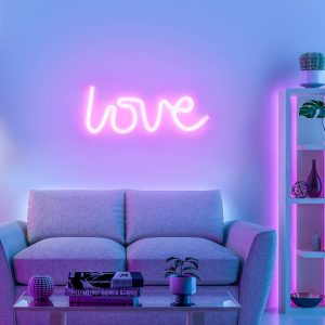 Nástenné LED svetlo Neon Love