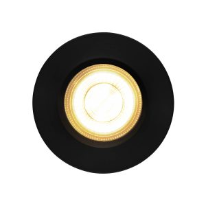 Zapustené LED svietidlá Dorado Smart, čierna