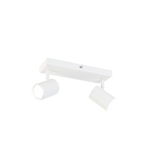 Inteligentné stropné svietidlo biele obdĺžnikové vrátane 2 Wifi GU10 - Jeana