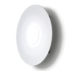 Nástenné LED svietidlo Circle, biele, 1-plameňové