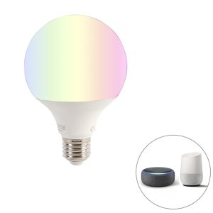 Smart E27 stmievateľná LED lampa G95 11W 900 lm 2200-4000K RGB