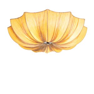 Dizajnové stropné svietidlo béžové 52 cm 3-svetlo - Plu