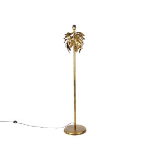 Vintage stojaca lampa antická zlatá 32 cm bez tienidla - Linden