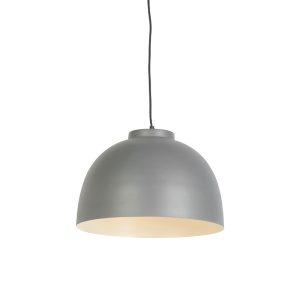 Škandinávska závesná lampa šedá 40 cm - Hoodi
