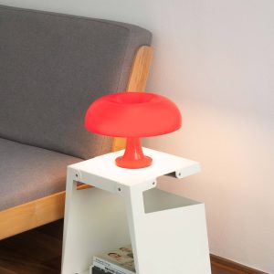 Artemide Nessino dizajnérska stolová lampa červená