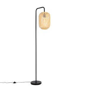 Orientálna stojaca lampa bambus - Yvonne