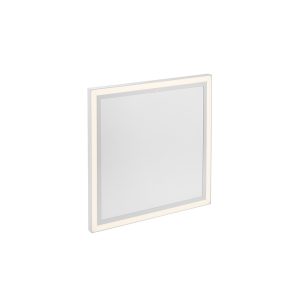 Stropný vykurovací panel biely 60 cm vrátane LED s diaľkovým ovládaním – Nelia