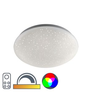Moderné stropné svietidlo biele s hviezdnym efektom vrátane LED – Bex