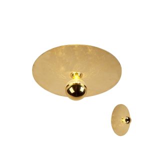 Moderné stropné svietidlo zlaté 40cm – Disque