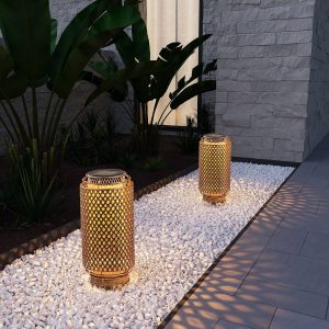 Lindby Vetle LED solárne dekoratívne svetlo, 25 cm