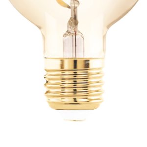 LED žiarovka E27 4W G60 2 000K Žiarovka jantárová stmievateľná