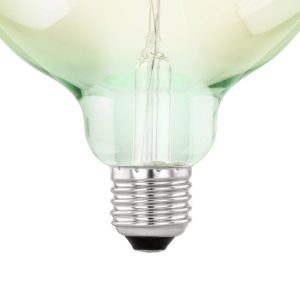 LED žiarovka E27 4W G125 820 Vlákno dúhové stmievanie