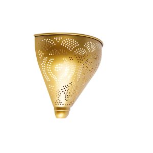 Orientálna nástenná lampa zlatá - Zayn
