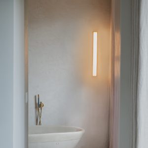 Kúpeľňové nástenné svietidlo mosadz 62 cm vrátane LED IP44 - Cascada