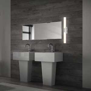 Kúpeľňové a zrkadlové svetlo Klak Brilo