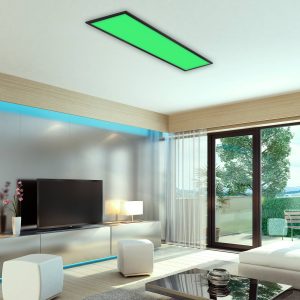 Farebný LED panel, stmievateľný, RGB, CCT, 100x25cm