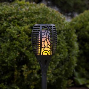 Solárna lampa Flame LED, tri možnosti použitia, 54 cm