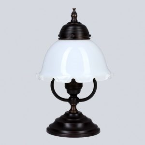 Starožitno-rustikálna stolová lampa Karl