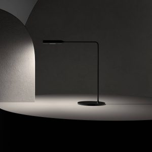 Stolná lampa Lumina Flo LED 3 000K čierna