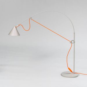 stolová lampa midgard AYNO S sivá/oranžová 2 700K