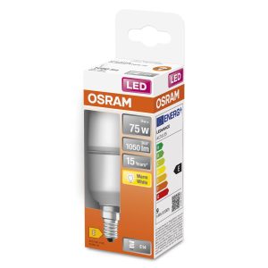 Žiarovka OSRAM LED Star Stick E14 10W teplá biela