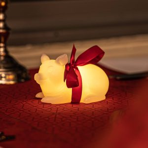 Dekoratívna LED lampa z vosku Emma Pig