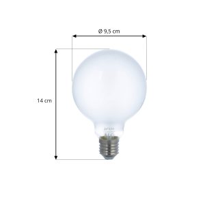 Prios Smart LED žiarovka matná E27 G95 7W Tuya WLAN CCT