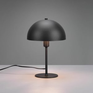 Stolná lampa Nola, výška 30 cm, čierna/zlatá