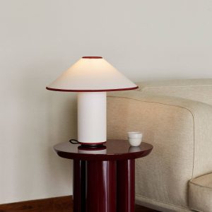&Tradition stolová lampa Colette ATD6, biela/merlot