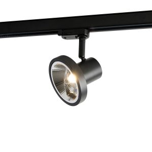 Moderný 3-fázový koľajnicový reflektor čierny AR111 - Jeany