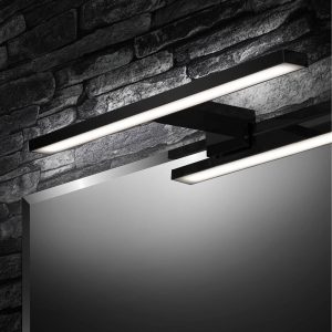 LED zrkadlové svetlo Dun Brilo, IP44, šírka 30 cm