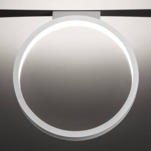 Cini&Nils Assolo – LED stropné svietidlo, biele, 43 cm