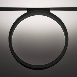 Cini&Nils Assolo – LED stropné svietidlo čierne 43 cm