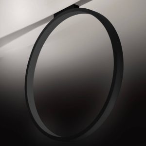 Cini&Nils Assolo – LED stropné svietidlo čierne 70 cm