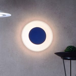 Stropné svietidlo Zaniah LED, 360° svetlo, 24 W, modré