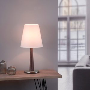 Stolná lampa Quitani Elif biela