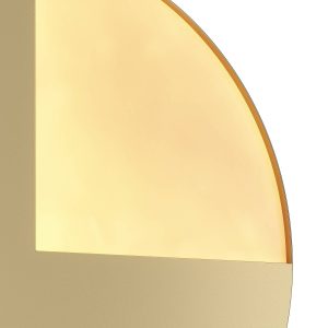 Maytoni Jupiter LED nástenné svietidlo, zlaté, Ø 25 cm