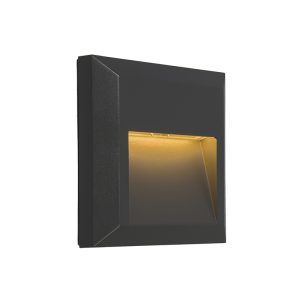 Moderné nástenné svietidlo tmavošedé vrátane LED - Gem 2