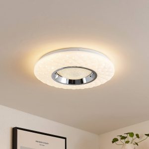 Lindby Smart LED stropné svietidlo Illaria, Tuya RGBW CCT 39 cm