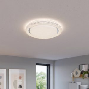 Lindby Smart LED stropné svietidlo Mizuni, Tuya RGBW CCT 48 cm