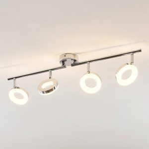 ELC Tioklia stropné LED svietidlo chróm