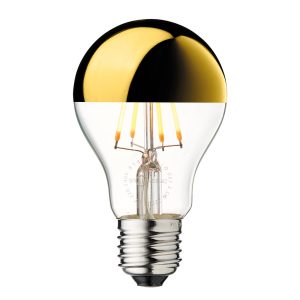 LED zrkadlová lampa Ľubovoľná E27 zlatá 3