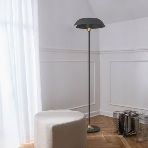 AYTM Cycnus stojacia lampa, čierna, železo, výška 160 cm, E27