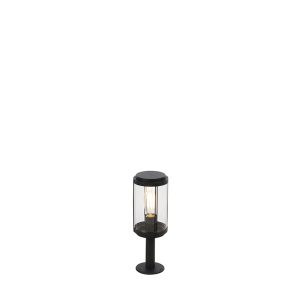 Elegantná vonkajšia lampa čierna 40 cm vrátane WiFi ST64 – Schiedam